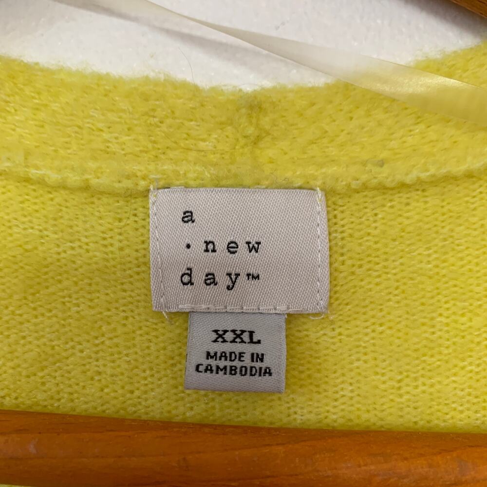 NWOT A New Day women's plus size color block duster length cardigan sweater XXL - Picture 7 of 8